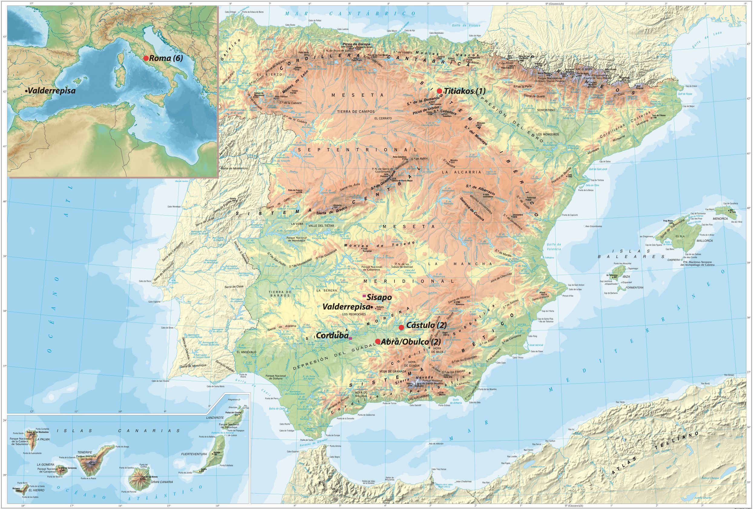 8. Mapa de Espana con situacion de Valderrepisa 0