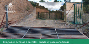 Mejora de accesos y paso canadiense de caminos