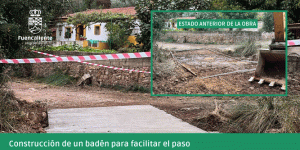 Construcción de un badén en 