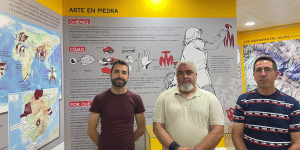 Los alcaldes de Fuencaliente y Santa Elena se reúnen para promocionar el arte rupestre