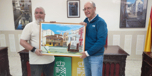 Carlos Goyanes entrega una nueva obra al fondo de arte local