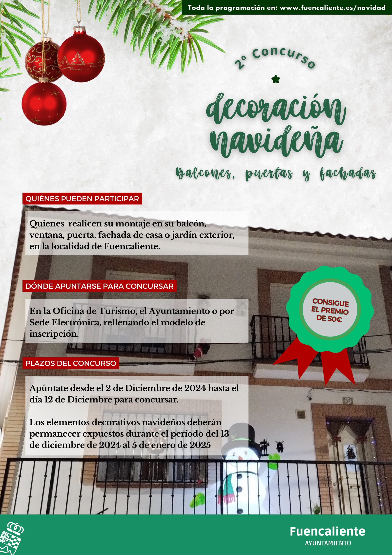 concurso decoracion navideña fuencanavidad