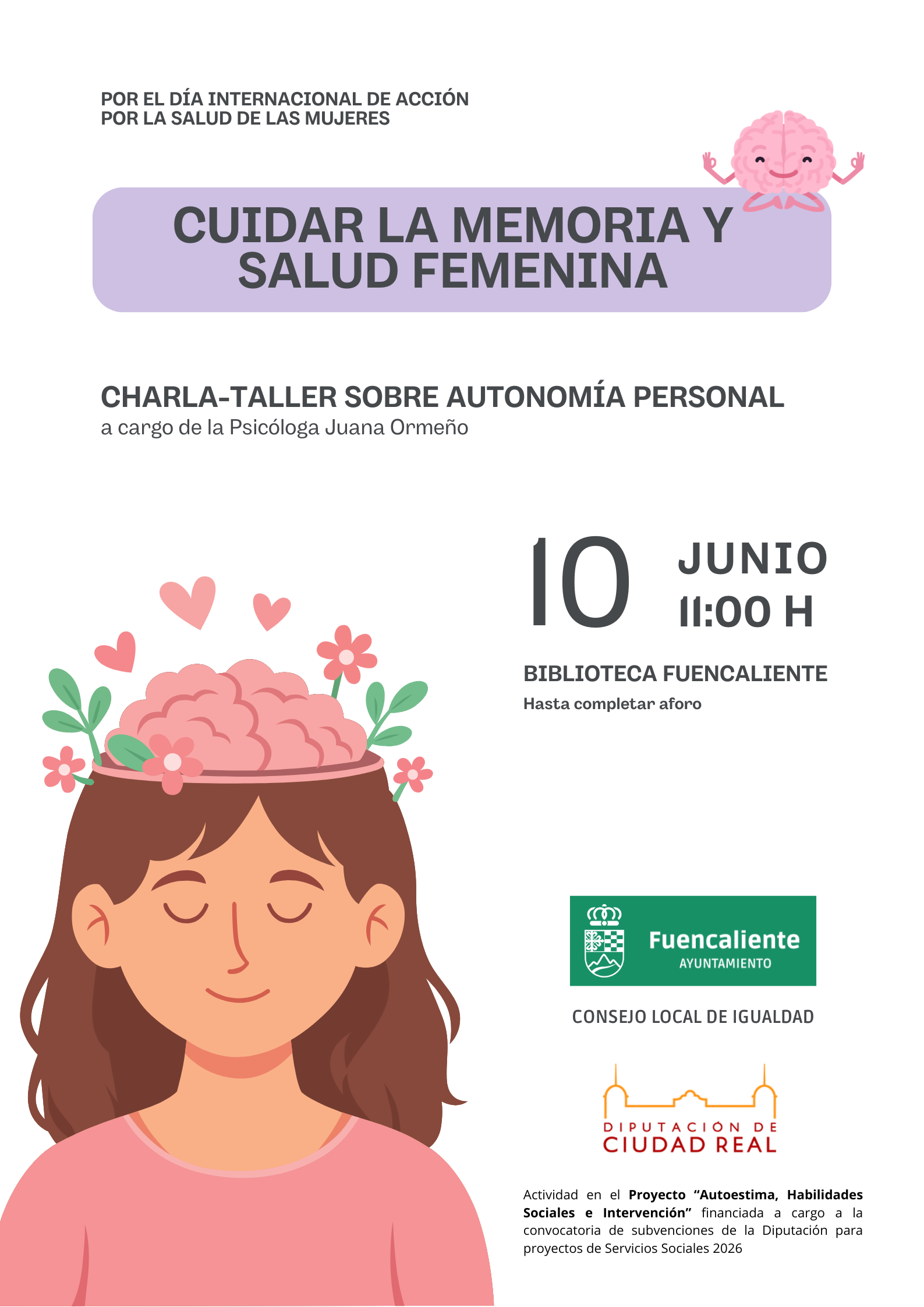 cartel charla memoria